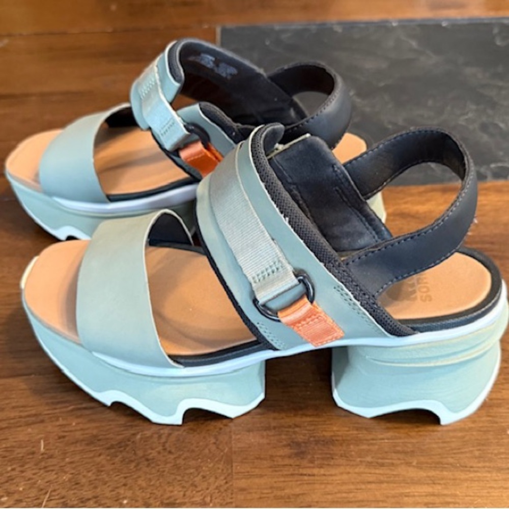 Sorel Women's Sandals in Mint and Black